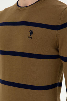 Мужской свитер цвета хаки - U.s. polo assn фото 7