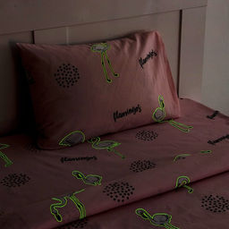 Постельное бельё Этель 1,5 сп Flamingos 143х215 см, 150х214 см, 50х70 см -1 шт, 100% хлопок, бязь  фото 5