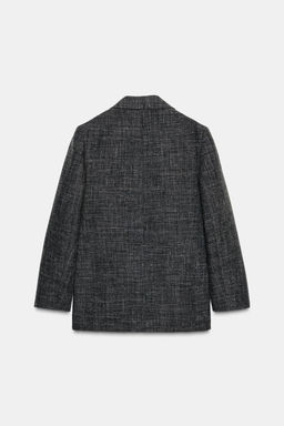 ZW COLLECTION STRAIGHT WOOL BLAZER - Zara фото 4