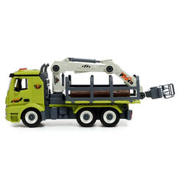 Конструктор винтовой Лесопогрузчик, свет, звук, инерция, 76 деталей - Simaland фото 3