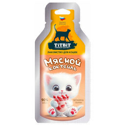 Титбит Мясной коктейль лакомство для КОШЕК 15 г