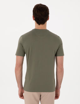 Haki Slim Fit Merserize Basic Ti__rt - Pierre cardin фото 12