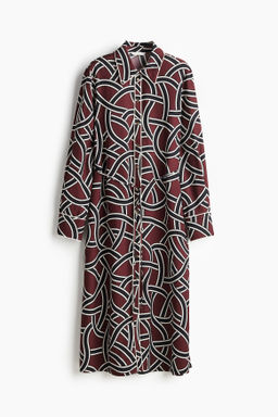 Vestido estampado con cinturon de anudar - H&m фото 8
