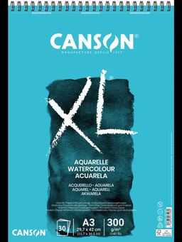 Canson Альбом для акварели XL Aquarelle 300 г/м2 A3 29.7 х 42 см на спирали 30 л. C400039171