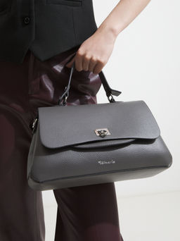 Женская сумка с ручкой TAMARIS Carolina Артикул 4370651, темно-серый - Armani exchange фото 2