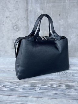 Женская кожаная сумка тоут 3120 Блек