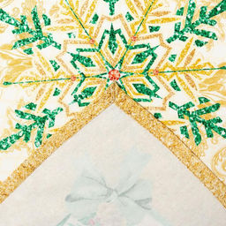 Скатерть новогодняя Этель Golden Christmas, 150?220 +/-3 см с ГМВО, 100% хлопок, 190 г/м?