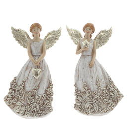 Фигурка декоративная "Ангел", L7,5 W5 H13,5 см, 2в.