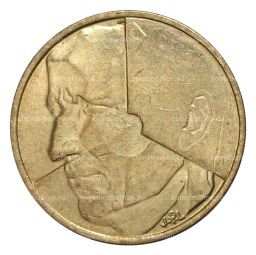 5 франков 1986 года  Надпись на французском (BELGIQUE)