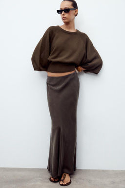 ZW COLLECTION LONG SKIRT - Zara фото 10