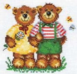 Набор для вышивания АЛИСА арт.0-35 Ты и Я 12х12 см