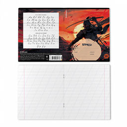 Цена за 10 шт. Тетрадь школьная ученическая ErichKrause Samurai, 24 листа, линейка (в плёнке по 10 шт.)_MIX-PACK фото 8