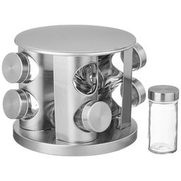 НАБОР БАНОЧЕК ДЛЯ СПЕЦИЙ ИЗ 8 ШТ. 90 МЛ НА ВРАЩАЮЩЕЙСЯ ПОДСТАВКЕ - Agness фото 2