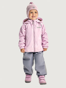 Костюм 7м0226 пудра/светло-серый