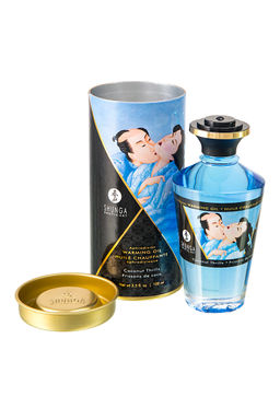 Масло массажное для тела Shunga Кокосовое волнение (Coconut Thrills), разогревающее, 100 мл