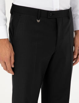 Siyah Slim Fit Y_nl_ Kuma_ Pantolon - Pierre cardin фото 5
