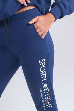 Арт. 2521 Костюм с брюками женский 44-52 (5 шт) Цвет:верх-темно-синий, низ-темно-синий