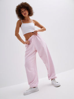 Брюки Вейв_261/розовый меланж - Ihomelux фото 2