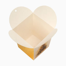 Цена за 5 шт. Бонбоньерка новогодняя, подарочная упаковка «Счастливого нового года», 7.5×8×7.5 см