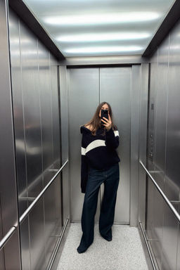 STRIPED KNIT SWEATER - Zara фото 3