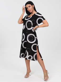 537 ЖЕНСКОЕ ПЛАТЬЕ (Черный) - А-дина фото 3