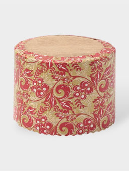 Формы для выпечки кулича бумажные, одноразовые, набор 10 шт., 13.4×9.5 см, красные