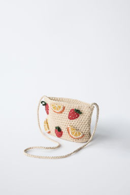 FRUIT CROCHET CROSSBODY BAG - Zara фото 2