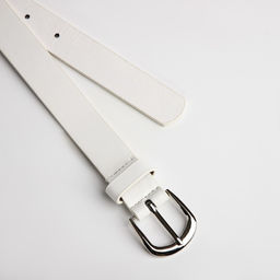 Ремень детский, ширина 2.3 см, пряжка металл, цвет белый - Simaland фото 2