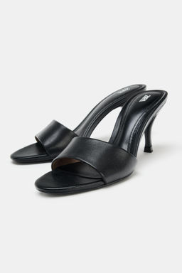 SANDALIA TAC?N PIEL / Negro - Zara фото 4