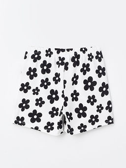 Beli Lastikli ?i?ekli K?z ?ocuk Pijama ?ort - Waikiki фото 2