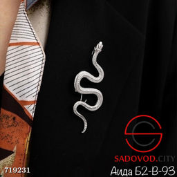 Брошь Змея с камнями - Bruno фото 10