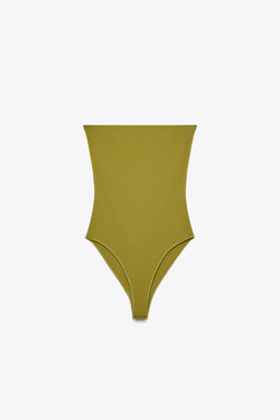 STRETCH BANDEAU BODYSUIT - Zara фото 20