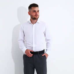 Ремень мужской, ширина 4 см, автомат, пряжка металл, цвет чёрный - Simaland фото 4