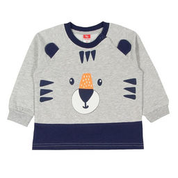 CRB wear/CWB 62632 Джемпер ясельный, серый меланж/Ex.Cherubino  фото 2