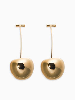 Цена за 2 шт. Серьги «Черешня», цвет золото