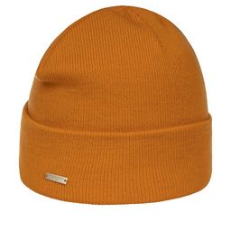 Шапка SEEBERGER арт. 18308-0 TURN-UP BEANIE (желтый)
