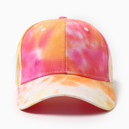 Кепка женская MINAKU Tie-dye, жёлтая, розовая, размер 54-56