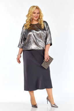 Костюм Элль стиль 2449 серебро