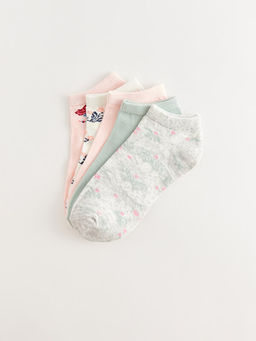 Desenli Kad?n Patik ?orap 5li