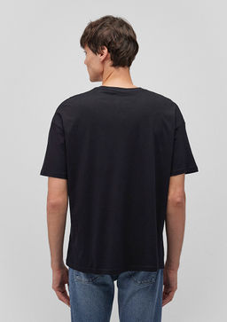 2li Oversize Siyah Basic Ti??rt Seti - Mavi фото 6