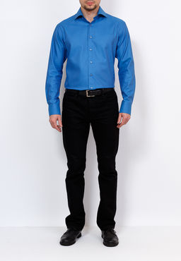 Сорочка мужская длинный рукав BERTHIER PARIS-007042/ Fit-M(2)  фото 6