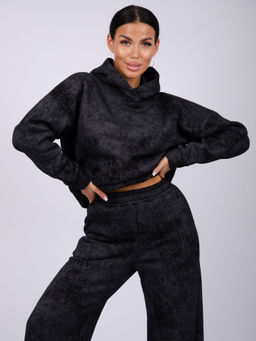 Костюм Винтаж чёрный, футер начес (М) - Малина фото 20