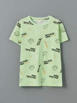 Bisiklet Yaka Erkek ?ocuk Pijama ?st