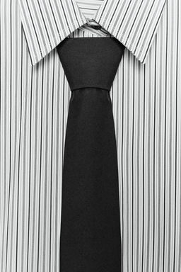 POPLIN SHIRT WITH TIE - Zara фото 8