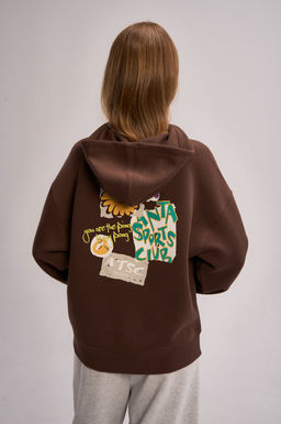 Худи Мокко ANTA SPORTS CLUB Sweat Hoodie