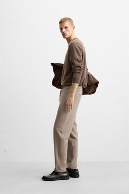 COMFORT FIT JOGGER WAIST TROUSERS - Zara фото 22