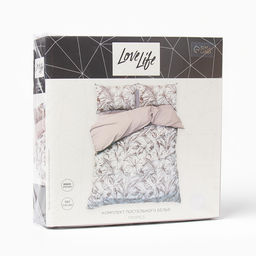 Постельное бельё 2-спальное LoveLife Tropics, жатка