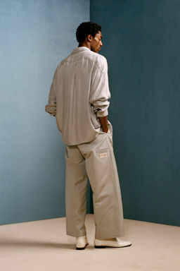 MOCAS?N PIEL ACHAROLADO WILLY CHAVARRIA X ZARA / Blanco Crudo  фото 2