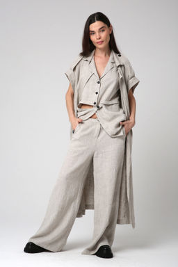 Жилет ЛЕН - Жан и параскева фото 2