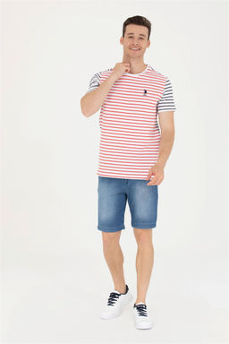 U. S. Polo Assn Мужская красная футболка с круглым вырезом - U.s. polo assn фото 11